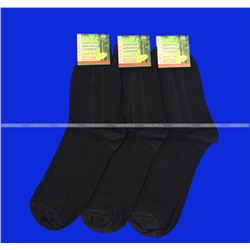 Носки мужские Белорусские бамбук с крапивой чёрные