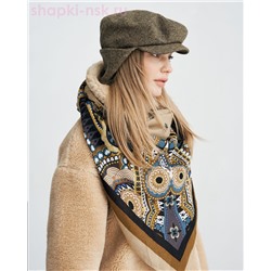 Роберта с ушками твид елка Кепка женская (56-57)