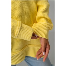 Женский свитер оверсайз с V-образным вырезом Happyfox