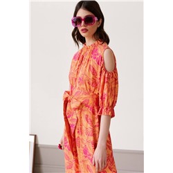 Lokka 1146 оранжевый, Платье