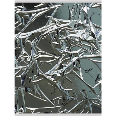 Тетрадь А4 60 л клетка офсет скобка METALLIC LUSTER T4604990