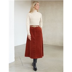 Водолазка тонкой вязки из хлопка с нейлоном