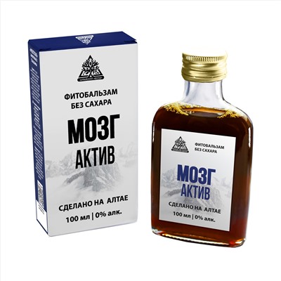 Фитобальзам "МОЗГ АКТИВ" (без сахара), 100 мл