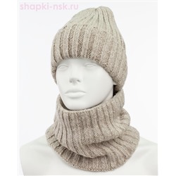 Q 200 D 200 Комплект флис (колпак+снуд) (52-54)