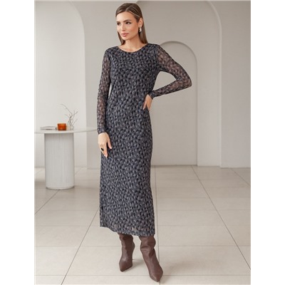 Платье из сетки с подкладкой