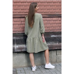 Arisha 1260-1 бежево-зеленый, Платье