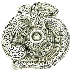 Подставка под благовония круглая ОМ (металл, 10-12 см.), 1 шт.