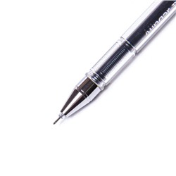 Авторучка гел. черн. Alingar Dew Shine игольчатая прозр.корпус (вып.по 2шт.)  AL4486