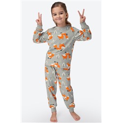 Хлопковая пижама для девочки Happyfox