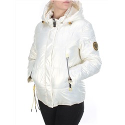 8262 WHITE Куртка демисезонная женская BAOFANI (100 гр. синтепон) размер 50