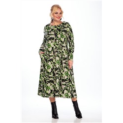 Michel chic 943 зеленый_серый, Платье