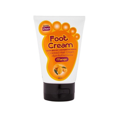 Foot Cream Cracked Heel Cream MANGO, Banna (Крем для ног МАНГО, Банна), 120 мл. - СРОК ГОДНОСТИ ДО 1 ОКТЯБРЯ 2024 ГОДА