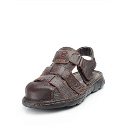 P2311-10 BROWN Сандалии мужские (натуральная кожа) размер