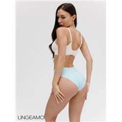 Бесшовные трусы слипы-макси с широкими боковыми элементами Lingeamo мятный ВР-02 (5)
