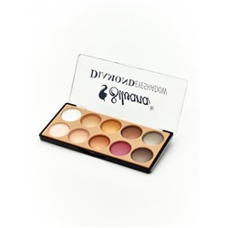 Тени D3069  10цветов  т.02 Silvana