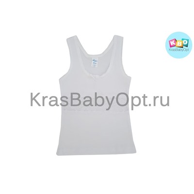 Майка белая для девочки