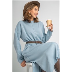 Женское теплое вязаное платье оверсайз Happyfox