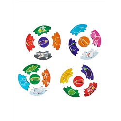 Деревянные пазлы для детей «Мои первые пазлы. Цвета» 60 элементов