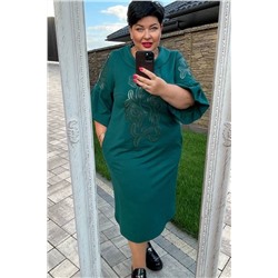 Vittoria Queen 16523 зеленый_бутылка, Платье