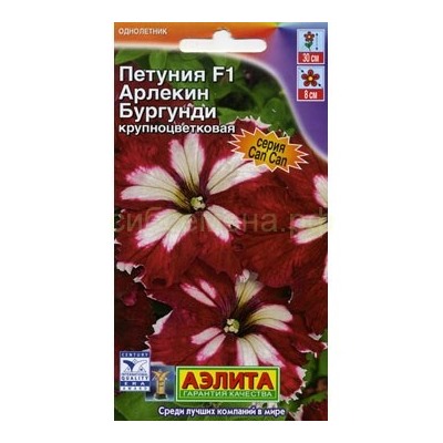 Петуния Арлекин Бургунди F1 (Аэлита)