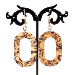 Серьги «ZOO print» пластик