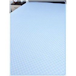 Простыня Ивановская бязь Виши вид 4 голубой