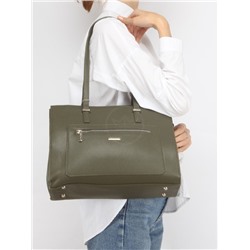 Сумка женская искусственная кожа DJ-CH 21081-KHAKI,  1отд,  зеленый SALE 249719