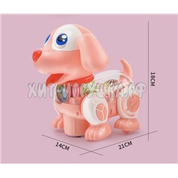 Собачка с шестеренками (свет, звук) на 3d колесе 992A, 992A