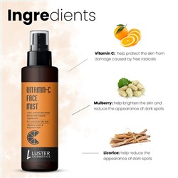 VITAMIN C Face Mist, Luster (ВИТАМИН C мист-тоник для лица, Ластер), 115 мл.