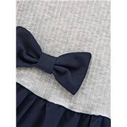 Платье 22-7184 серый/синий