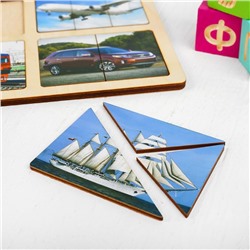 Разрезные картинки «Транспорт»