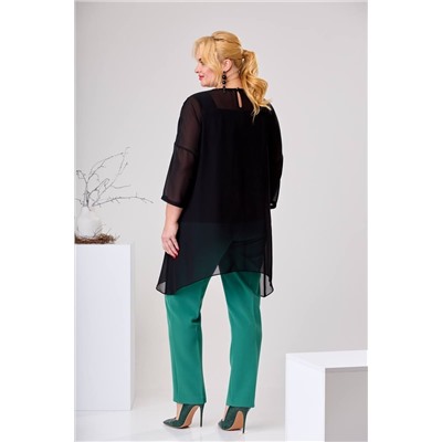 Romanovich Style 3-2256 изумруд, Брюки,  Блуза,  Топ