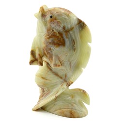 Рыбка из оникса стоячая №10 (15*6,5*26см)