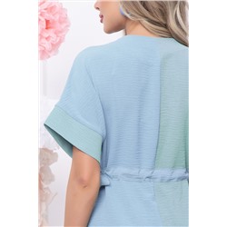 Платье "Фестия" (фисташка/голубой) П5756