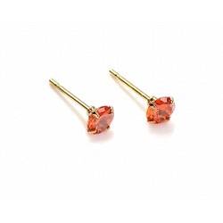 Серьги-гвоздики PR1469 -8 оранж