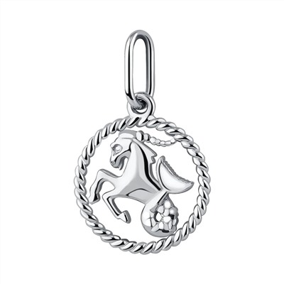 Подвеска из серебра без вставки, Л-15035