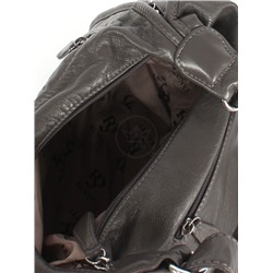 Сумка женская искусственная кожа Guecca-RY 803-1,  1отд+карм/пер,  плечевой ремень,  серый 257382