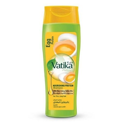 Vatika EGG PROTEIN Nourishing Protein Shampoo, Dabur (Ватика ЯИЧНЫЙ ПРОТЕИН Шампунь ПИТАЮЩИЙ ПРОТЕИН для тонких и ослабленных волос, Дабур), 200 мл.