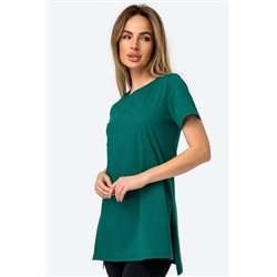 Женская удлиненная футболка с разрезами Happyfox