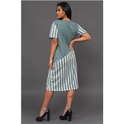 Платье женское Текс-Плюс, цвет зеленый