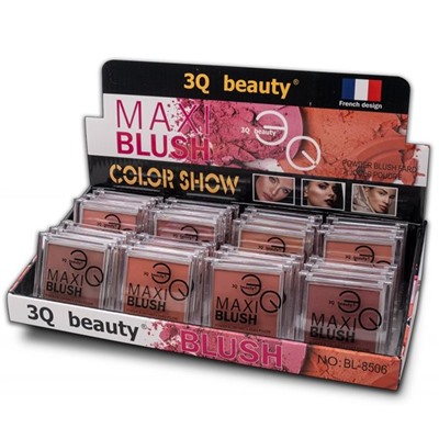 Румяна 3Q BEAUTY 1-цветные Max blash BL-8506  т.02 Karite