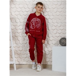 Толстовка "Дрифт" темно-красный