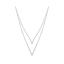 Колье из серебра куб.циркон., В10-1530