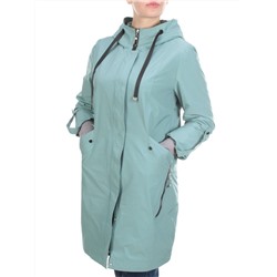 6158 GRAY/GREEN  Ветровка женская AMAZING (65% хлопок 35% полиэстер) размер 48