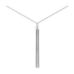 Колье из серебра без вставки, Л-26340