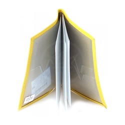 Обложка для автодокументов Cayman-В 122л натуральная кожа желтый флотер (102)  142737