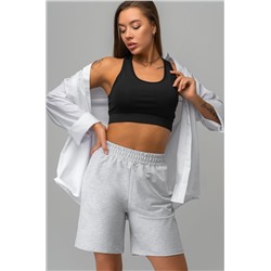 Женские шорты из футера двухнитки Happyfox