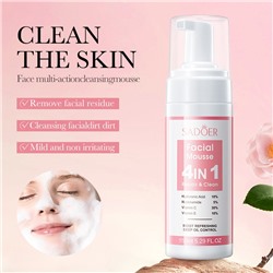 SADOER Мусс-пенка для умывания  4 IN 1 Repair&Clean, 150мл.