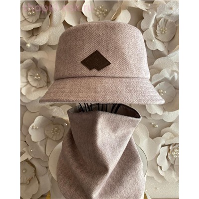 Панама Шеврон Комплект женский (панама+бактус) (56-58)