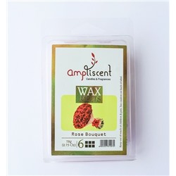 Wax Melts ROSE BOUQUET, AmpLiscent (Аромавоск для аромалампы БУКЕТ РОЗ), уп. 78 г. (6 кубиков)